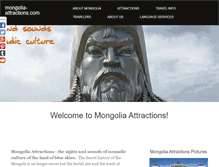 Tablet Screenshot of mongolia-attractions.com